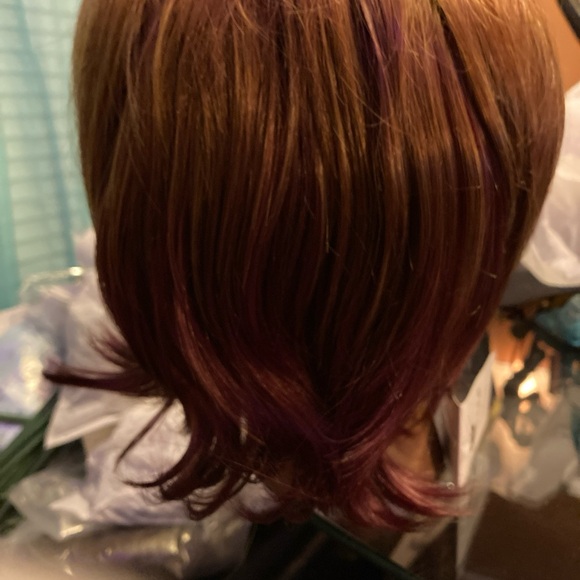 Bob Wig style Synthetic color Ash Brown 10” - Picture 5 of 9